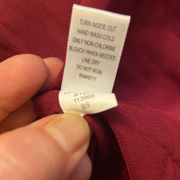 Ophelia Roe Sherpa style burgundy plum fuzzy faux fur open front sweater vest S - Picture 7 of 8